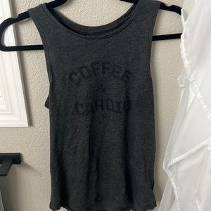 Razor back work out tank